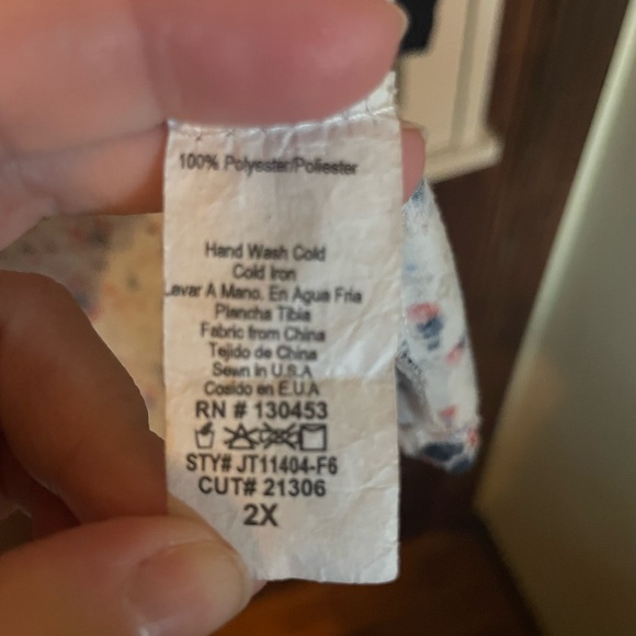 Kiki Larue 2x long sleeve floral shirt - Picture 5 of 5